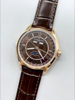 Vacheron Constantin Fiftysix Edition Rose Gold Watch 904L Steel Black Dial - Image 3