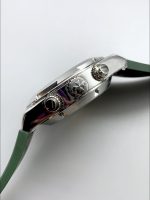 Vacheron Constantin Overseas Chronograph 904L Steel Green Dial – Rubber Strap - Image 4