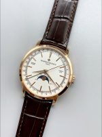 Vacheron Constantin Traditionelle Complete Calendar Rose Gold Plating White Dial - Image 2
