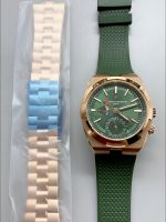 Vacheron Constantin Overseas Dual Time Rose Gold Green Dial - Image 4