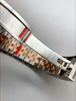 Rolex Datejust 41MM Two Tone Rose Gold Plating Fluted Dial Watch - Image 9