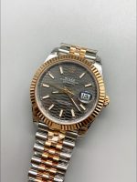 Rolex Datejust 41MM Two Tone Rose Gold Plating Fluted Dial Watch - Image 3