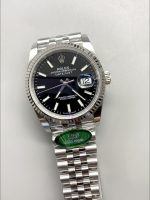 Rolex Datejust Cal.3235 Movement Swiss Watch 904L Steel 41MM – Black Dial - Image 3