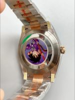 Rolex Datejust 41MM Two Tone Rose Gold Plating Brown Dial Watch - Image 4