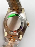 Rolex Datejust 41MM Two Tone Rose Gold Plating Fluted Dial Watch - Image 5