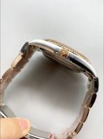 Rolex Datejust 41MM Two Tone Rose Gold Plating Brown Dial Watch - Image 6