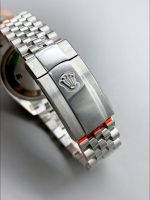 Rolex Datejust Cal.3235 Movement 904L Steel 46MM – Green Palm-Motif Dial - Image 7