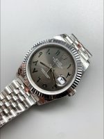 Rolex Datejust M126300 41MM ETA3235 Grey Arabic Dial – 904L Steel Casing(） - Image 3