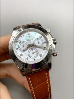 Breitling Navitimer Superocean Culture Chronograph Men's Watch with Green Dial and Leather Strap - Image 4