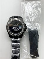 Rolex Submariner DiW DLC Coated Steel Casing Black Ceramic Bezel Edition Watch(） - Image 4