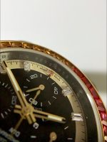 Rolex Daytona DiW Carbon Edition Rainbow Bezel – Forged Carbon Casing Beige Strap - Image 5