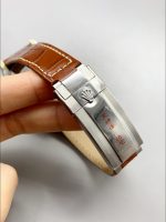 Breitling Navitimer Superocean Culture Chronograph Men's Watch with Green Dial and Leather Strap - Image 11