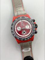 Rolex Daytona Edition Watch in Red Dial Red Carbon Casing - Image 2