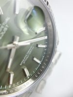 Rolex Datejust Cal.3235 Movement 904L Steel 46MM – Green Palm-Motif Dial - Image 4
