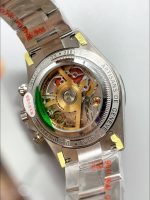 Rolex Daytona Artisans De Geneve Stainless Steel Watch Black Carbon Bezel Watch - Image 7