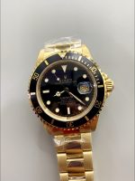 Rolex Submariner 16618 Gold Watch with Swiss 3135 Movement(） - Image 2