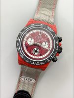 Rolex Daytona Edition Watch in Red Dial Red Carbon Casing - Image 4