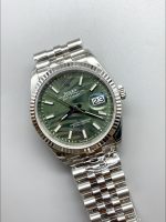 Rolex Datejust Cal.3235 Movement 904L Steel 46MM – Green Palm-Motif Dial - Image 2