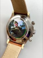 Breitling Navitimer Superocean Culture Chronograph Men's Watch with Green Dial and Leather Strap - Image 8