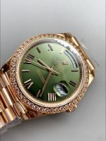 Rolex Day Date Presidential 18K Rose Gold Watch 40MM – Olive Green Dial(） - Image 4