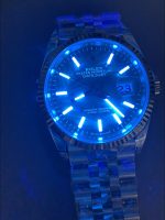 Rolex Datejust Cal.3235 Movement 904L Steel 46MM – Green Palm-Motif Dial - Image 9