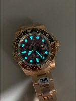 Rolex GMT Masters II 126715CHNR Rose Gold Tiger Iron Dial - Image 10