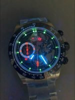 Rolex Daytona Artisans De Geneve Stainless Steel Watch Black Ceramic Bezel Watch - Image 10