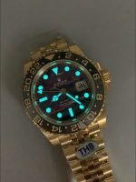 Rolex GMT-Master II Tiger Eye Dial Gold and Steel Bracelet - Image 11