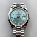 Rolex Day Date Presidential M228206-0004 904L Steel 40MM – Light Blue Dial （）