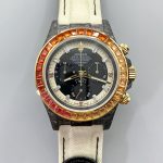 Rolex Daytona DiW Carbon Edition Rainbow Bezel – Forged Carbon Casing Beige Strap