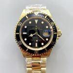 Rolex Submariner 16618 Gold Watch with Swiss 3135 Movement(）