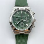 Vacheron Constantin Overseas Chronograph 904L Steel Green Dial – Rubber Strap