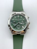 Vacheron Constantin Overseas Chronograph 904L Steel Green Dial – Rubber Strap