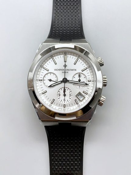 Vacheron Constantin Overseas Chronograph White Dial – Rubber Strap