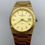 Vacheron Constantin Historiques 222,37MM Yellow Gold Watch in Gold Dial