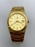 Vacheron Constantin Historiques 222,37MM Yellow Gold Watch in Gold Dial