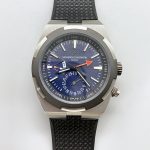 Vacheron Constantin Overseas Dual Time Titanium Watch in Blue Dial
