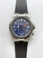 Vacheron Constantin Overseas Dual Time Titanium Watch in Blue Dial