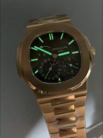 Patek Philippe Nautilus 5712/R Brown Dial Gold Strap - Image 11