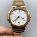 Patek Philippe Nautilus 7118R 35MM Rose Gold White Dial