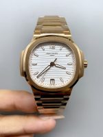 Patek Philippe Nautilus 7118R 35MM Rose Gold White Dial