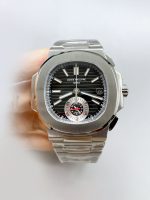 Patek Philippe Nautilus 5980 Chronograph Steel Case in Black Dial