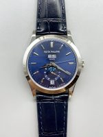 Breitling Navitimer Top Time Chronograph Blue Leather Strap Watch