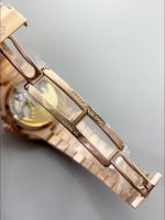 Patek Philippe Nautilus 5980/R Rose Gold 904L Steel Case in Black Dial - Image 7