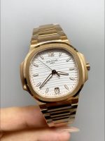 Patek Philippe Nautilus 7118R 35MM Rose Gold White Dial - Image 2