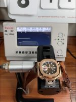 Patek Philippe Nautilus 5980/R Chronograph Rose Gold on 904L Steel Case in Brown Dial - Image 10