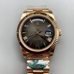 Rolex Day-Date 40 President 18k Rose Gold Slate Ombre Watch(1;1 )