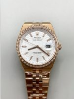 RoleRolex Land-Dweller 127335 Steel Honeycomb Rose Gold 40MM
