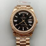 Rolex Day-Date Rose Gold Eisenkiesel Dial 40mm 228345RBR(1;1Super Clone)
