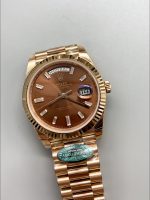 Rolex Day-Date 40 Rose Gold Chocolate Baguette Diamond Dial 228235(1;1 ) - Image 3
